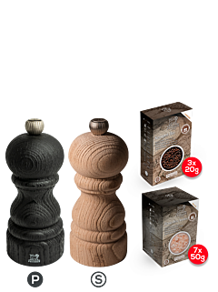 Set Paris Nature Zwart 12 cm - Peugeot Saveurs