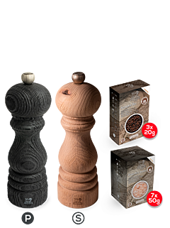 Set Paris Nature Zwart 18 cm - Peugeot Saveurs