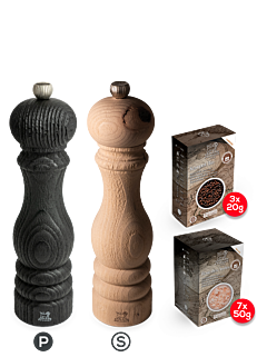 Set Paris Nature Zwart 22 cm - Peugeot Saveurs