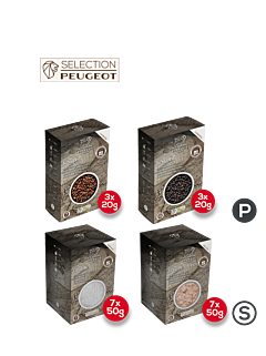 Peper en zout selectie - Peugeot Saveurs